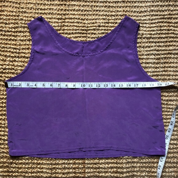 Vintage Silk cropped tank - Picture 2 of 3